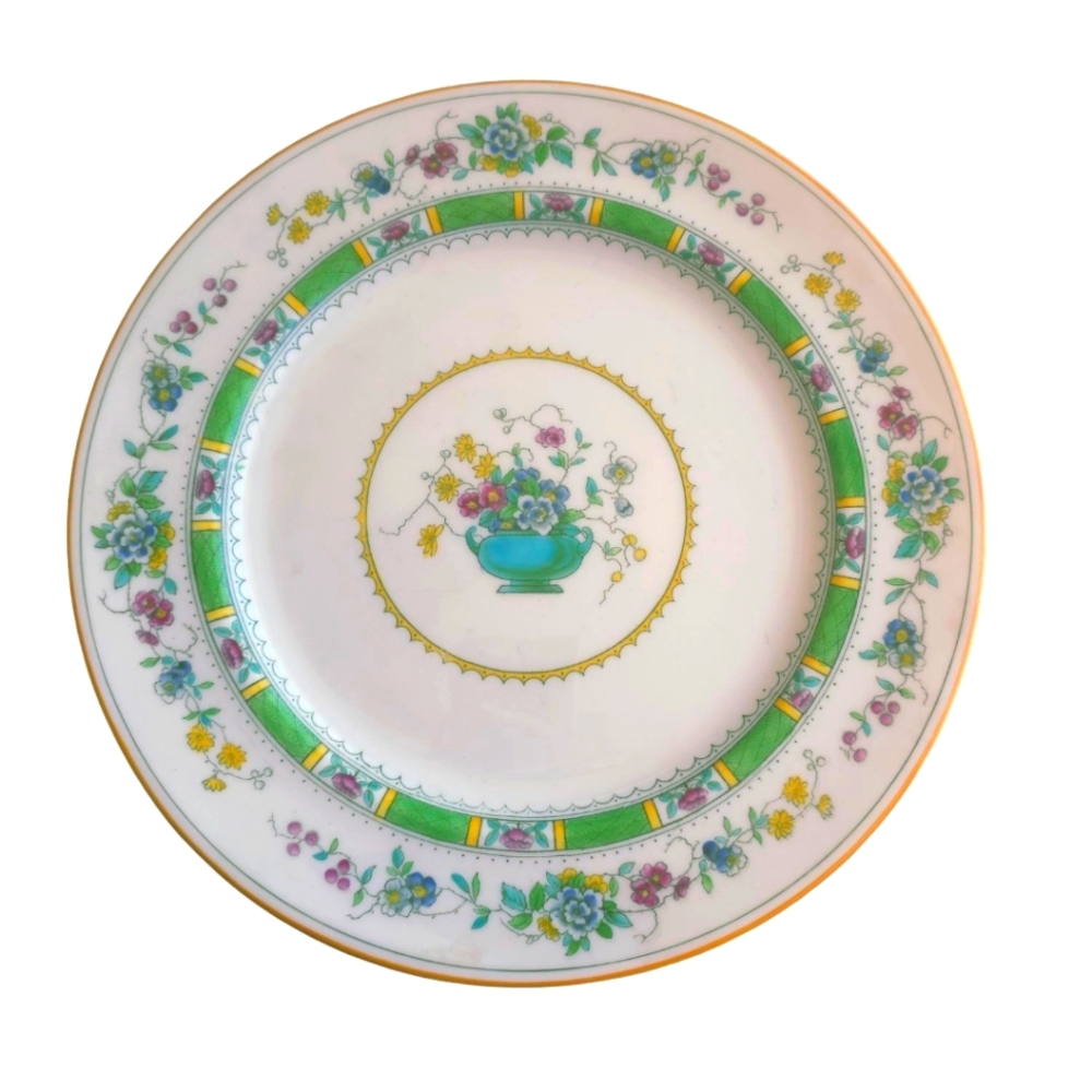 Antique Tiffany & Co. 1914 Royal Doulton for Floral Dinner Plates 4